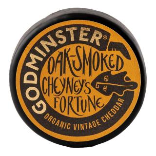 Cheddar Waxed Oak Smoked Cheyneys Fortune