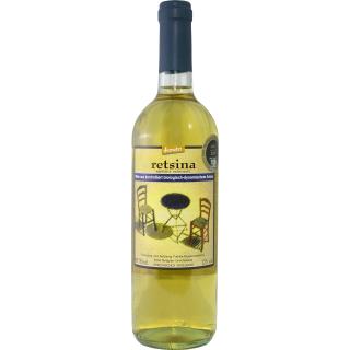 Retsina demeter, Weißwein Akratos (GR)
