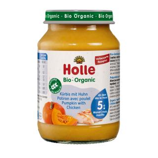 Babynahrung Kürbis mit Huhn