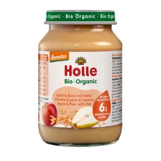 Babynahrung Apfel Birne mit Hafer