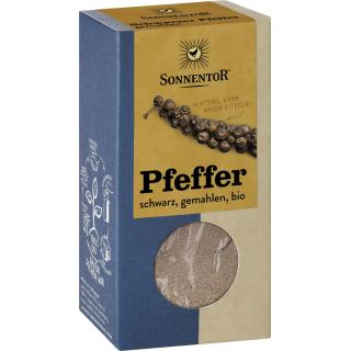 Pfeffer schwarz, gemahlen