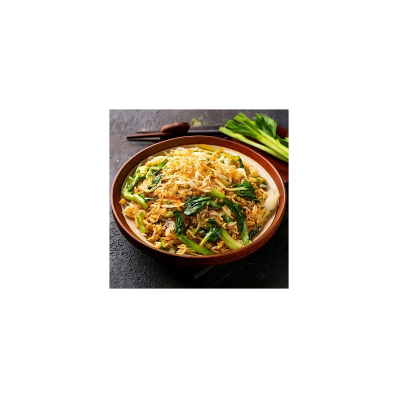 Bratreis mit Pak Choy