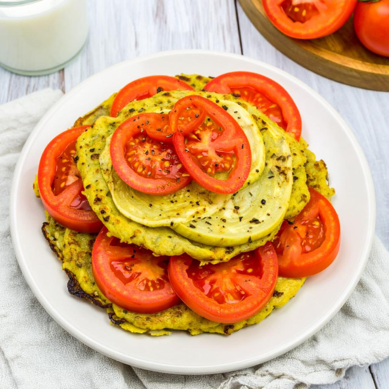 Kohlrabi Pfannkuchen