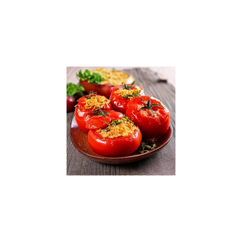 Fleischtomaten mit Couscous-Füllung
