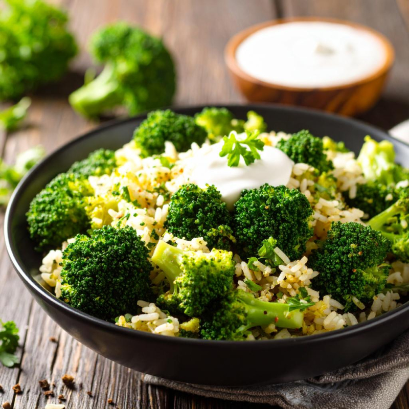 Gebratener Brokkoli-Reis