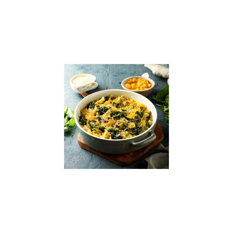 Mangold-Spätzle Auflauf