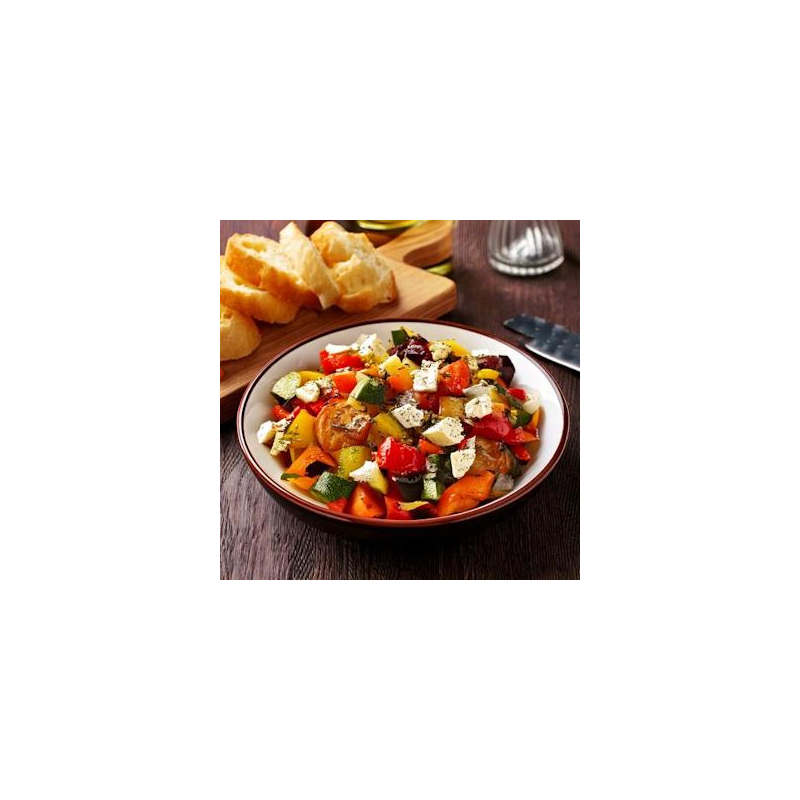 Mediterrane Gemüsepfanne mit Feta