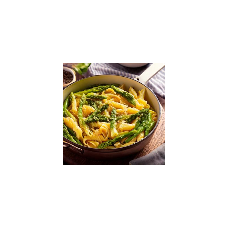 One Pot Pasta mit Spargel