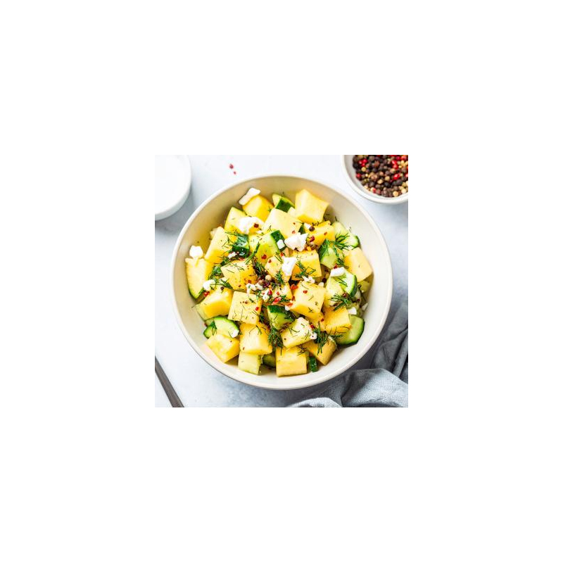 Gurkensalat mit Melone