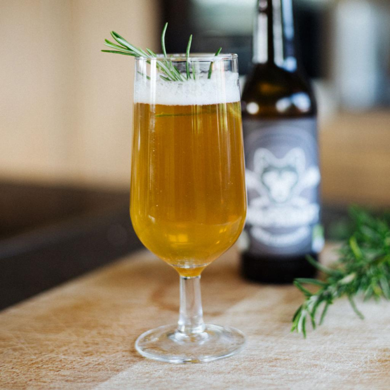 Holunder-Bier Mocktail