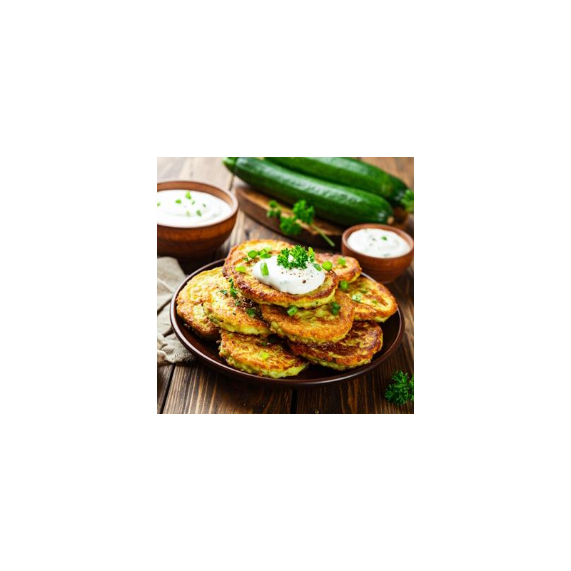 Kichererbsen-Zucchini -Pancakes
