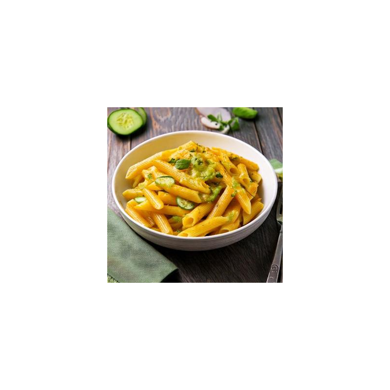 Penne mit Gurken-Curry