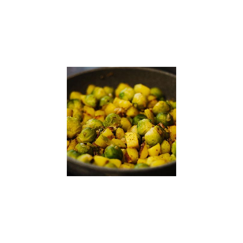 Rosenkohl-Kartoffel-Pfanne