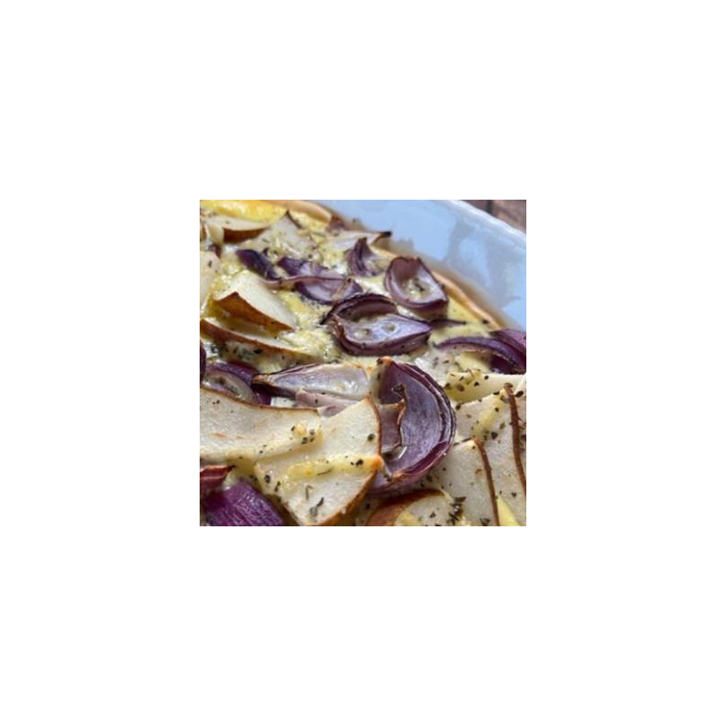 Birne Zwiebel Quiche