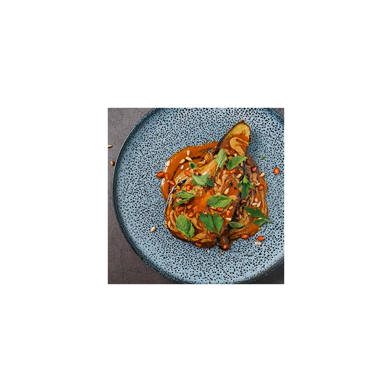 Auberginen mit Granatapfelmelasse