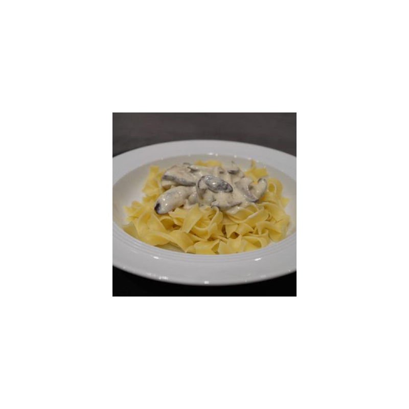 Kräuterseitlinge mit Pasta