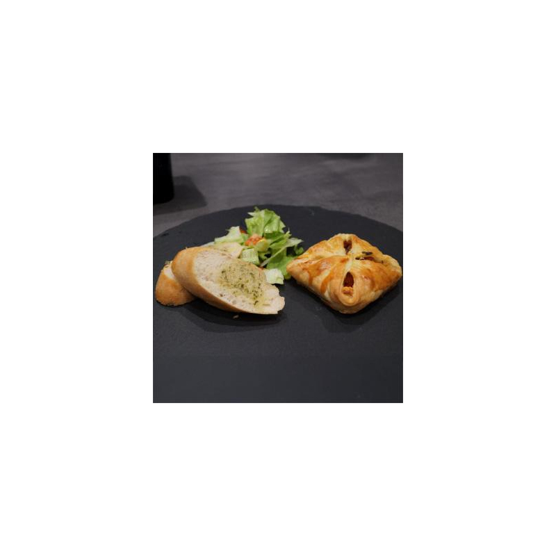 Austernpilze mit Schafskäse in Blätterteig