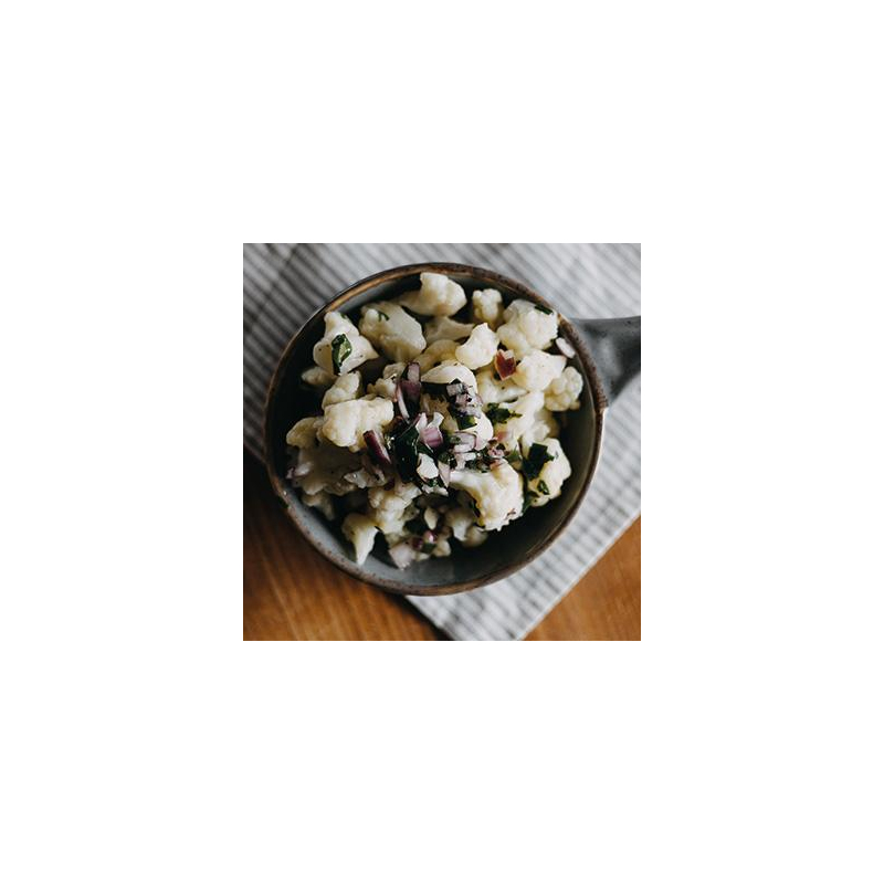 Lauwarmer Blumenkohlsalat