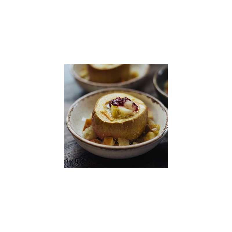 Cheesecake im Bratapfel