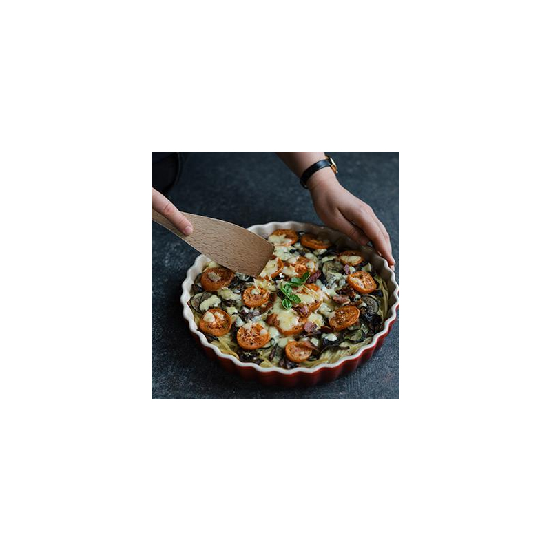 Makkaronipizza mit Speck