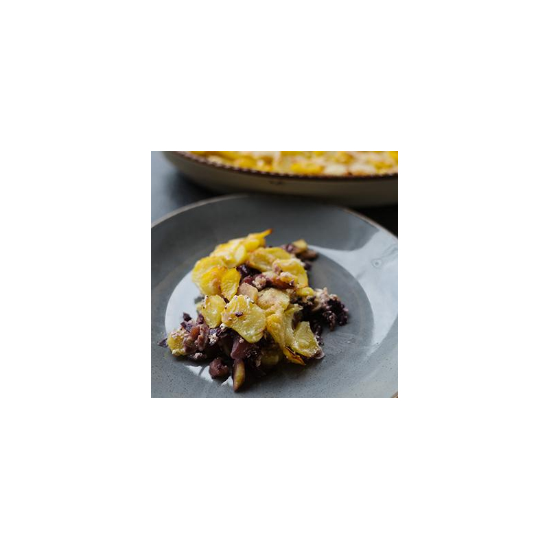 Rotkohl-Kartoffel-Auflauf