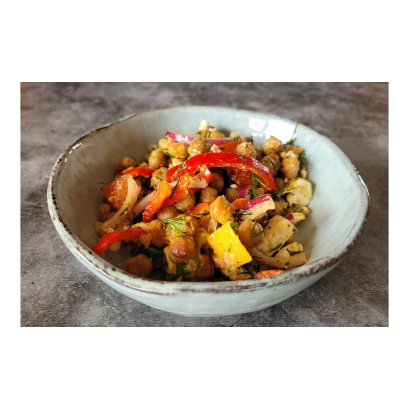 Kichererbsensalat mit Feta