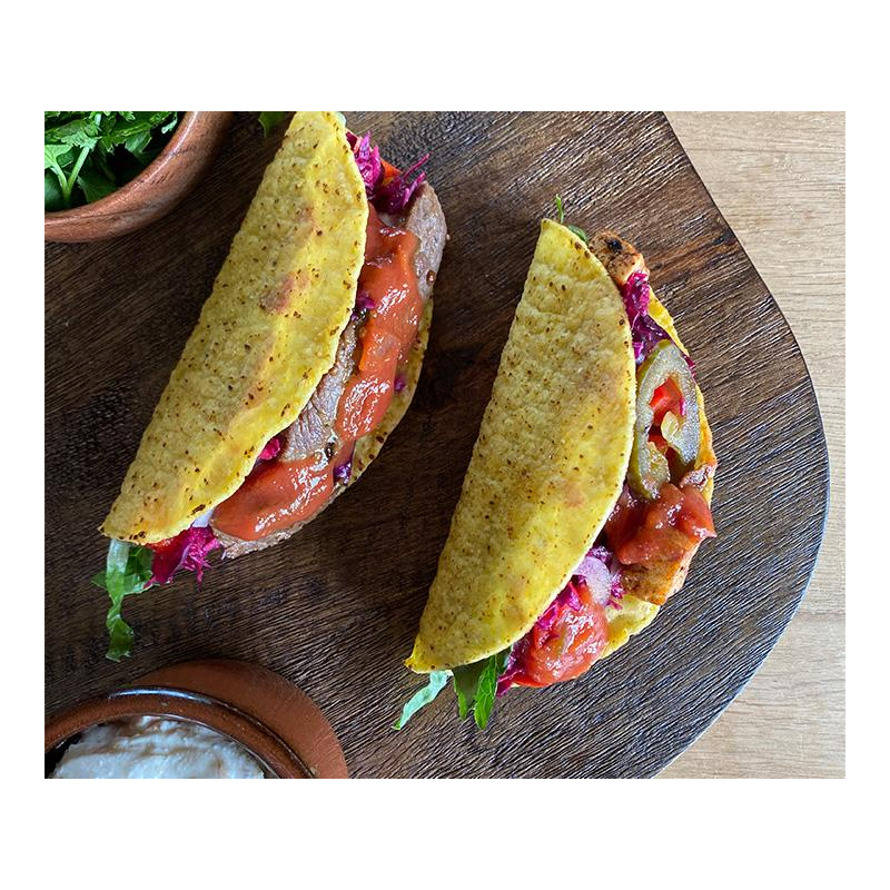 Tacos mit Rinderfiletstreifen