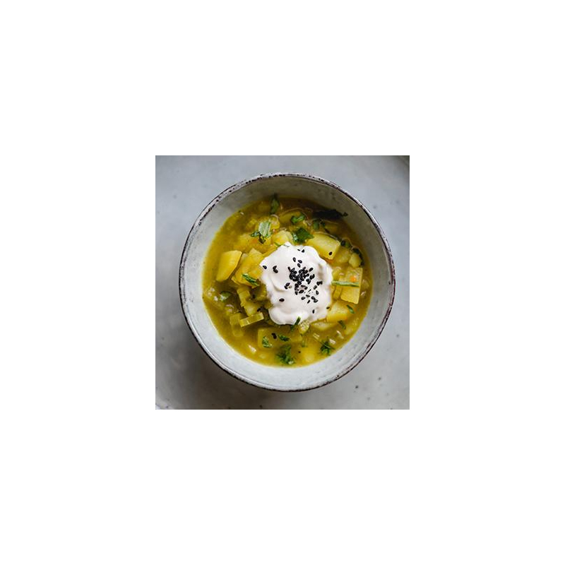 Staudensellerie-Kartoffelsuppe