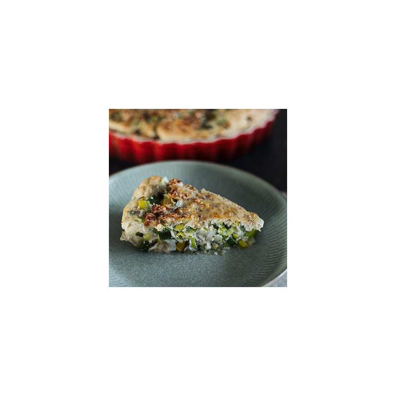 Porree-Nuss-Quiche