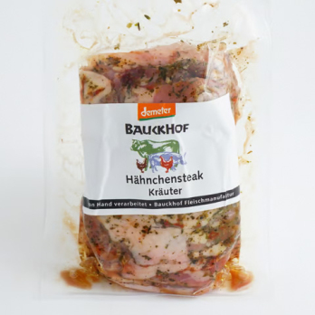 Demeter Hähnchensteak Kräuter 2 Stück