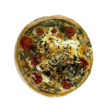 Tomaten-Ziegenkäse-Quiche