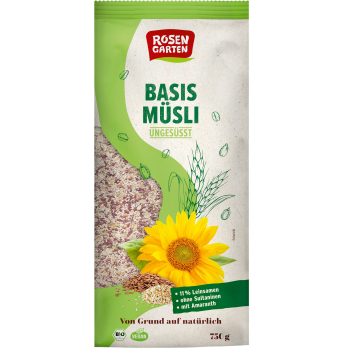 Basis Müsli ungesüßt mit Amaranth