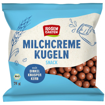 Milchcreme Kugeln Snack