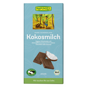 Kokosmilch Schokolade HIH, vegan