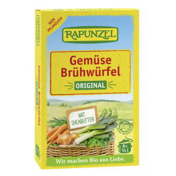 Brühwürfel mit Bio-Gemüse