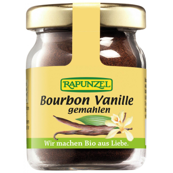 Bourbon-Vanillepulver im Gläschen