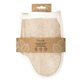 Massagehandschuh Luffa & Baumwolle