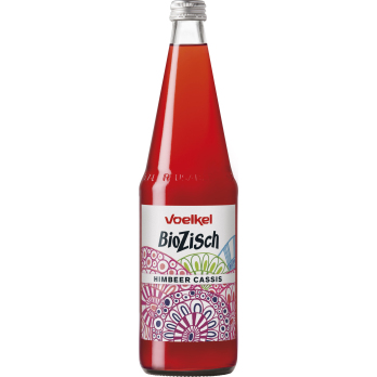 Bio Zisch Himbeer Cassis, große Flasche