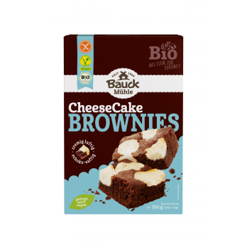 Backmischung Cheesecake Brownies GF