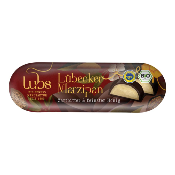 Marzipanbrot mit Zartbitterschokolade