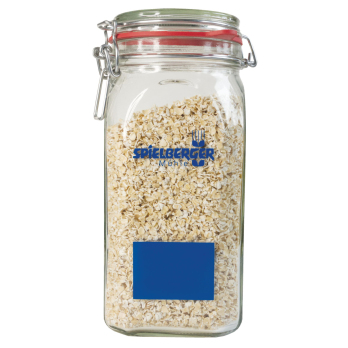 Haferflocken im Glas