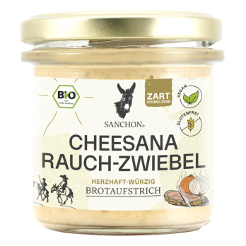 Brotaufstrich Cheesana Rauch Zwiebel