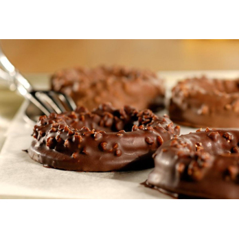 Nougat-Buttercremering Zartbitter (4 Stück)