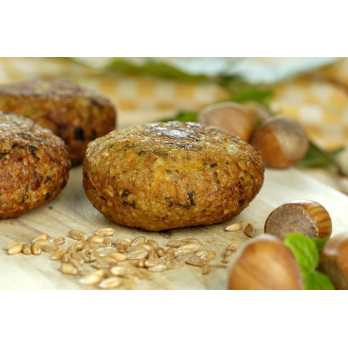 Dinkel-Nuss-Bratling (4 Stück)