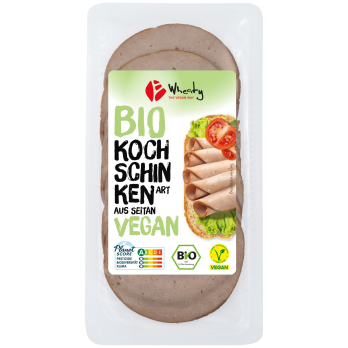 Veganer Aufschnitt nach Kochschinken Art