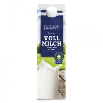 Frische Vollmilch 3,7% bioladen* Tetra