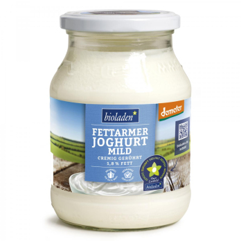 Joghurt Fettarm Natur 1,8% bioladen* Glas