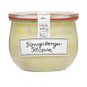 Königsberger Klopse in Sauce im Weck-Glas