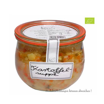 Kartoffelsuppe im Weck-Glas