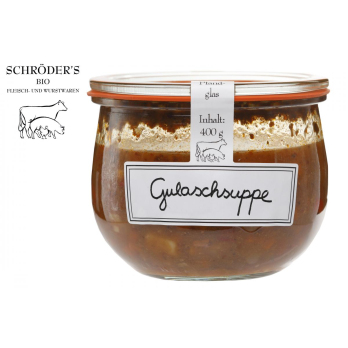 Gulaschsuppe Rind im Weck-Glas